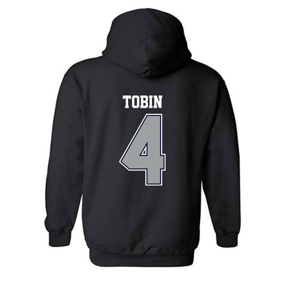 Longwood - NCAA Baseball : Juice Tobin - Classic Shersey Hooded Sweatshirt-1