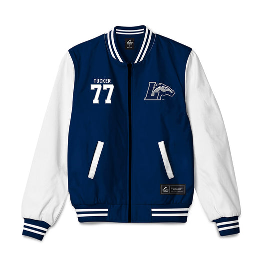 Longwood - NCAA Men's Basketball : Elijah Tucker - Bomber Jacket-0