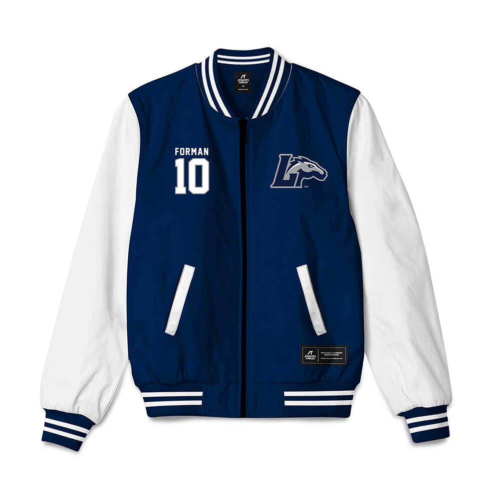 Longwood - NCAA Women's Lacrosse : Sarah Forman - Bomber Jacket-0