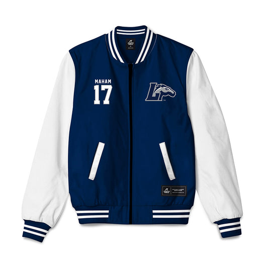 Longwood - NCAA Women's Lacrosse : Brittian Maham - Bomber Jacket-0