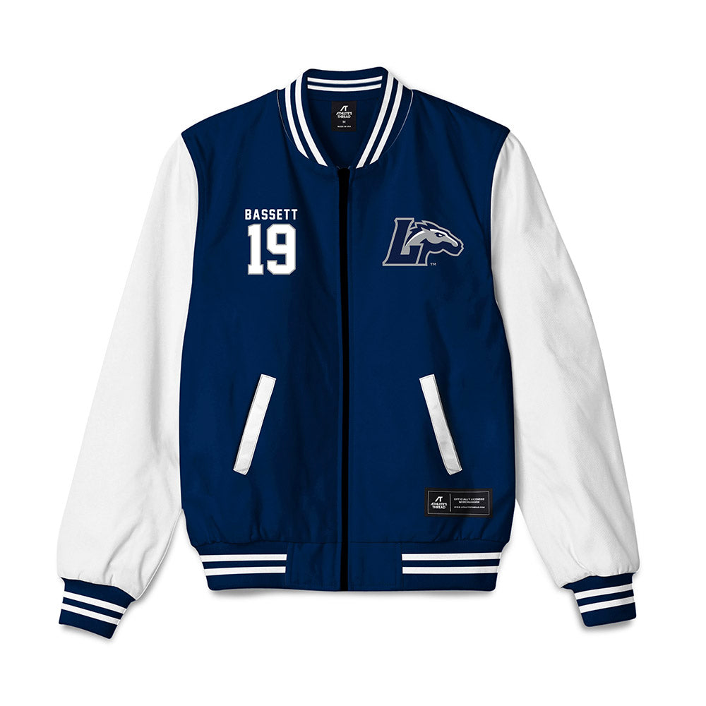 Longwood - NCAA Baseball : Tyler Bassett - Bomber Jacket-0