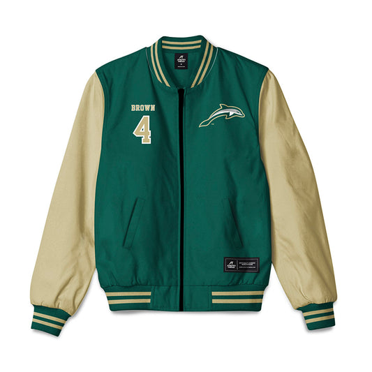 Jacksonville - Mens Basketball Legends : Dee Brown - Bomber Jacket