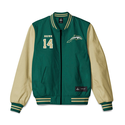 Jacksonville - NCAA Men's Lacrosse : Nicky Brown - Bomber Jacket-0