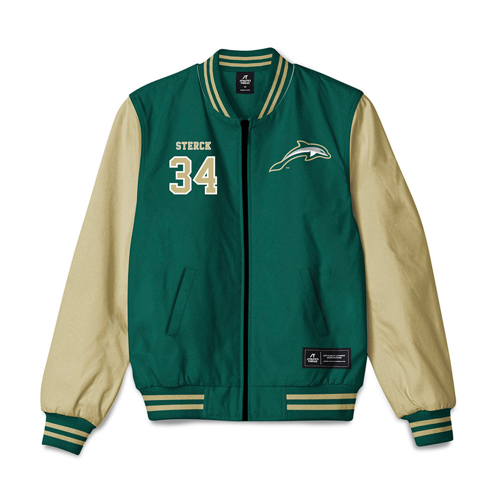 Jacksonville - NCAA Men's Basketball : Evan Sterck - Bomber Jacket-0