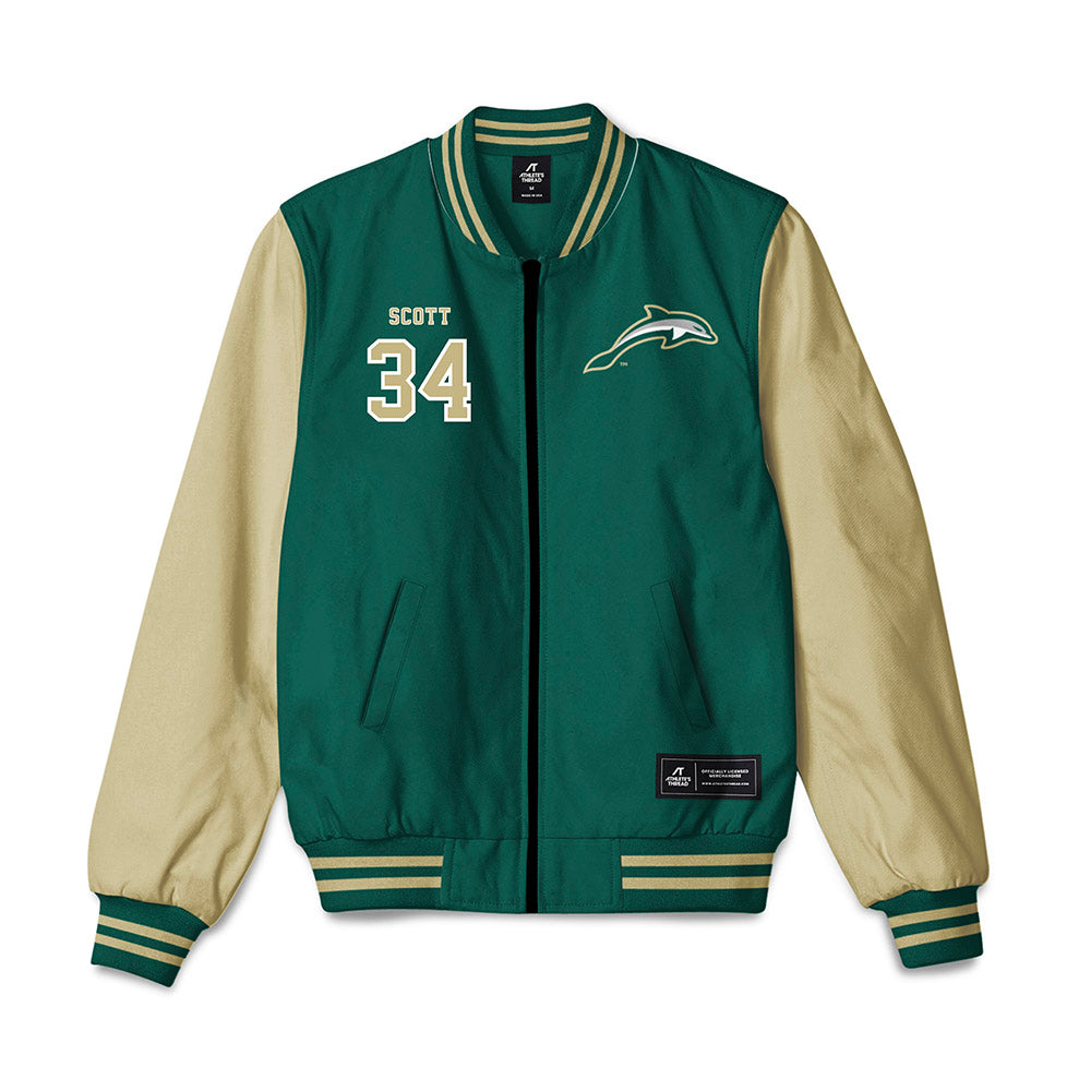 Jacksonville - NCAA Baseball : Brodie Scott - Bomber Jacket-0