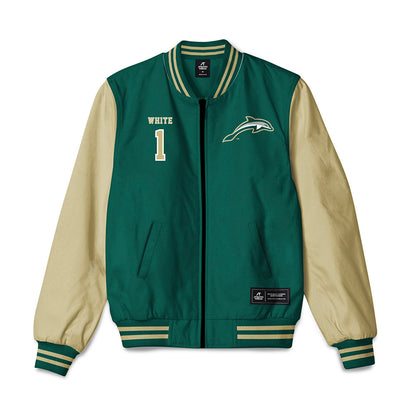 Jacksonville - NCAA Women's Basketball : Mychal White - Bomber Jacket-0