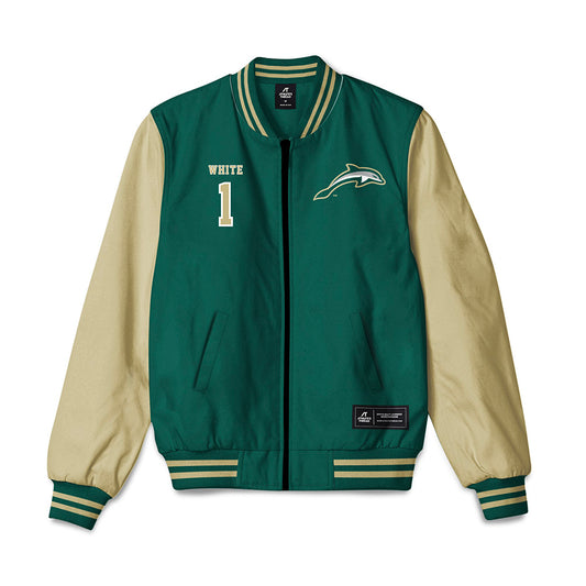 Jacksonville - NCAA Women's Basketball : Mychal White - Bomber Jacket-0