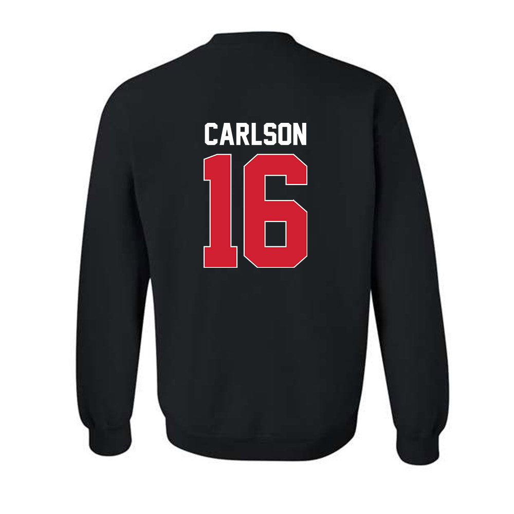Rutgers - NCAA Men's Soccer : Dylan Carlson - Phase 1 Shersey Crewneck Sweatshirt-1