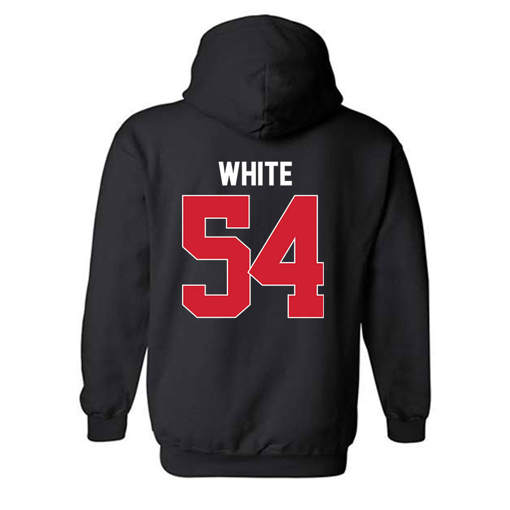Rutgers - NCAA Football : Taj White - Phase 1 Shersey Hooded Sweatshirt-1