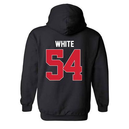 Rutgers - NCAA Football : Taj White - Phase 1 Shersey Hooded Sweatshirt-1