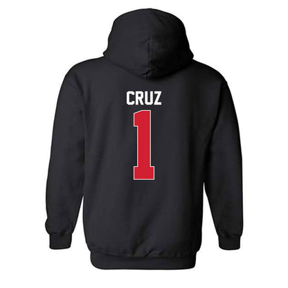 Rutgers - NCAA Baseball : Matthew Cruz - Phase 1 Shersey Hooded Sweatshirt-1