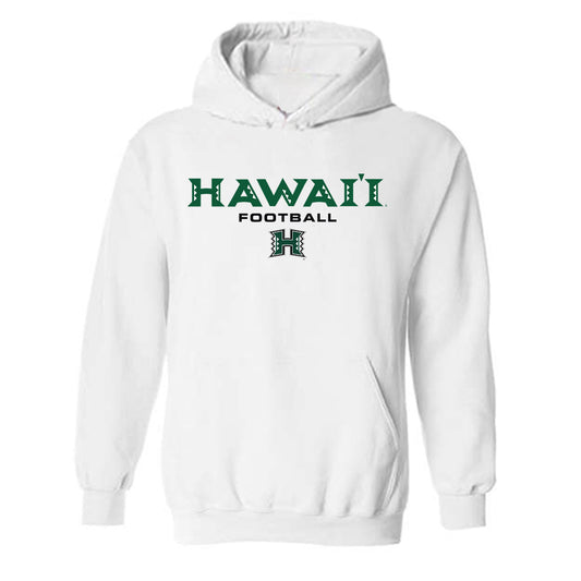 Hawaii - NCAA Football : Boogie Henderson - Hooded Sweatshirt-0