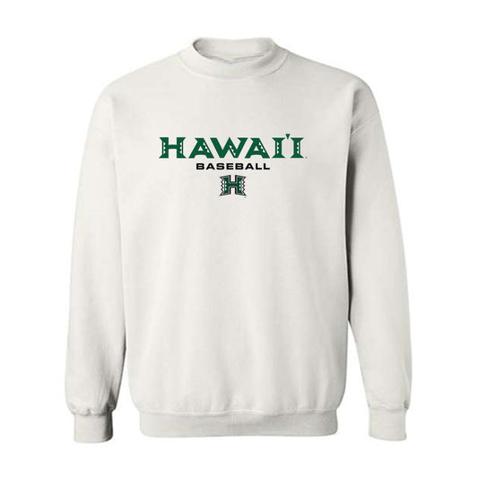 Hawaii - NCAA Baseball : Joshua Surigao - Crewneck Sweatshirt-0
