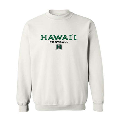 Hawaii - NCAA Football : Billy Gowers - Crewneck Sweatshirt-0