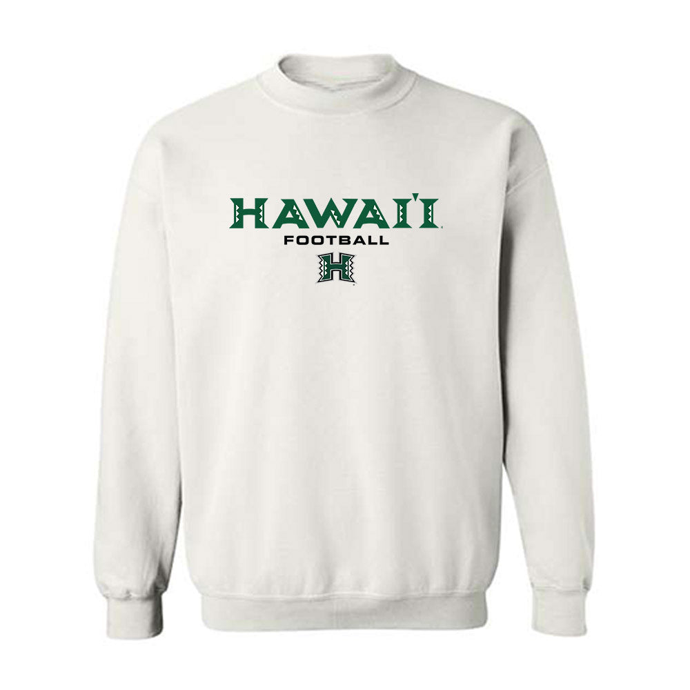 Hawaii - NCAA Football : Liatama Uiliata - Crewneck Sweatshirt-0