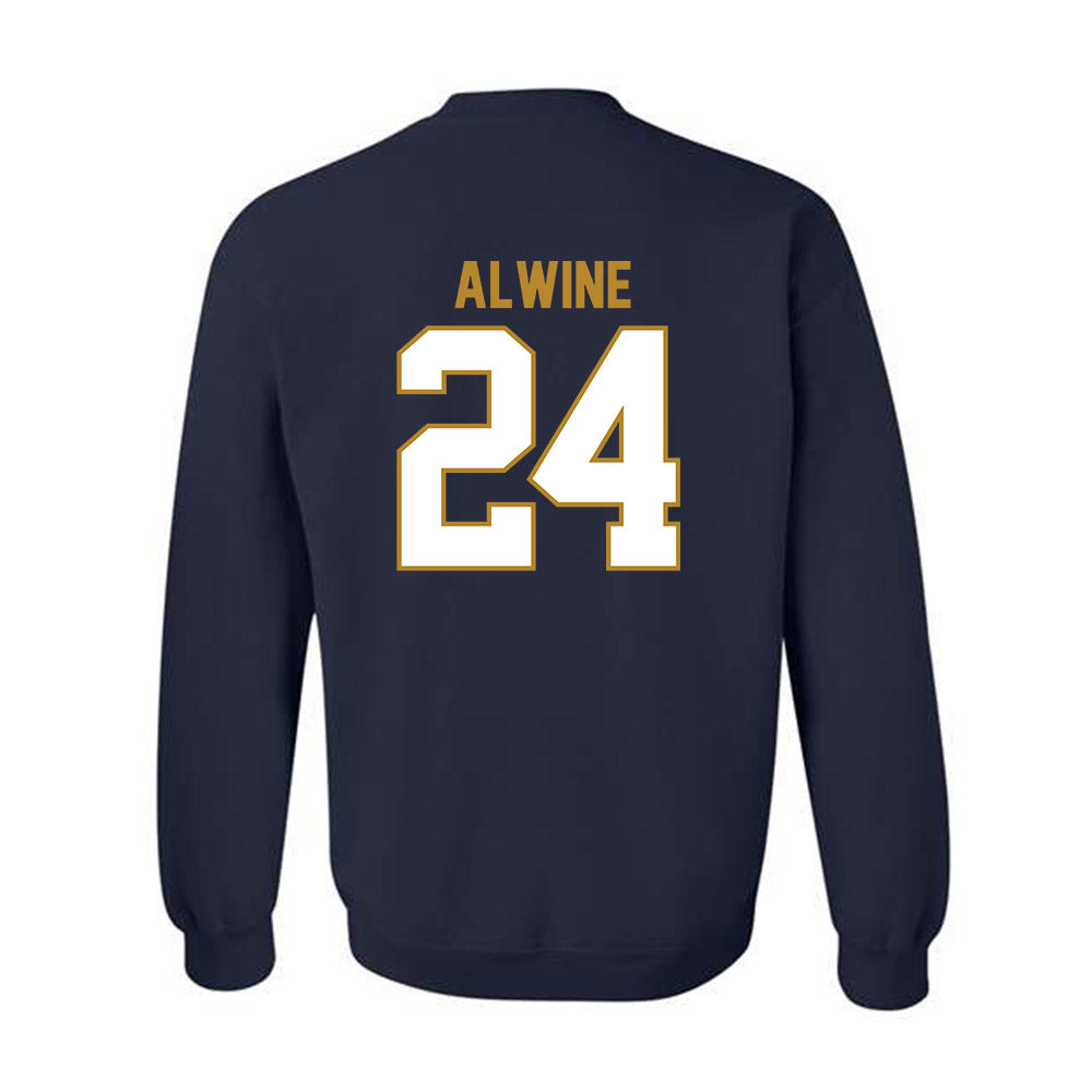 FIU - NCAA Baseball : Evan Alwine - Crewneck Sweatshirt-1
