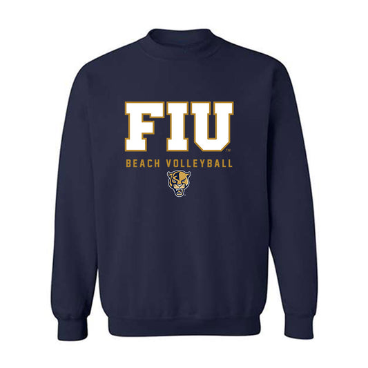FIU - NCAA Beach Volleyball : Madison Hobbs - Crewneck Sweatshirt-0