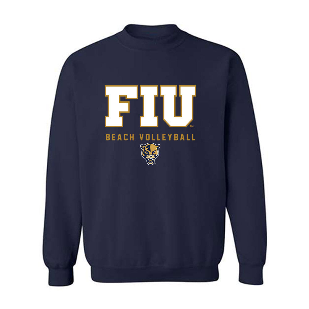 FIU - NCAA Beach Volleyball : Nicole Robison - Crewneck Sweatshirt-0