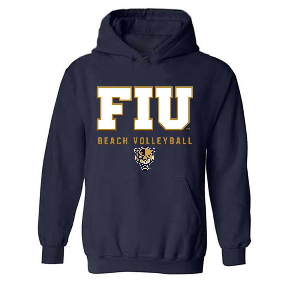 FIU - NCAA Beach Volleyball : Nicole Robison - Hooded Sweatshirt-0