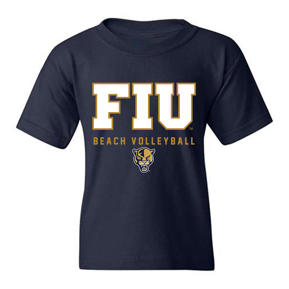 FIU - NCAA Beach Volleyball : Nicole Robison - Youth T-Shirt-0