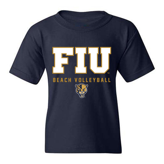 FIU - NCAA Beach Volleyball : Nicole Robison - Youth T-Shirt-0