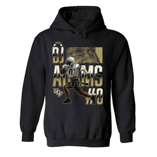 Central Florida - NCAA Football : BJ Adams - Individual Caricature Hooded Sweatshirt