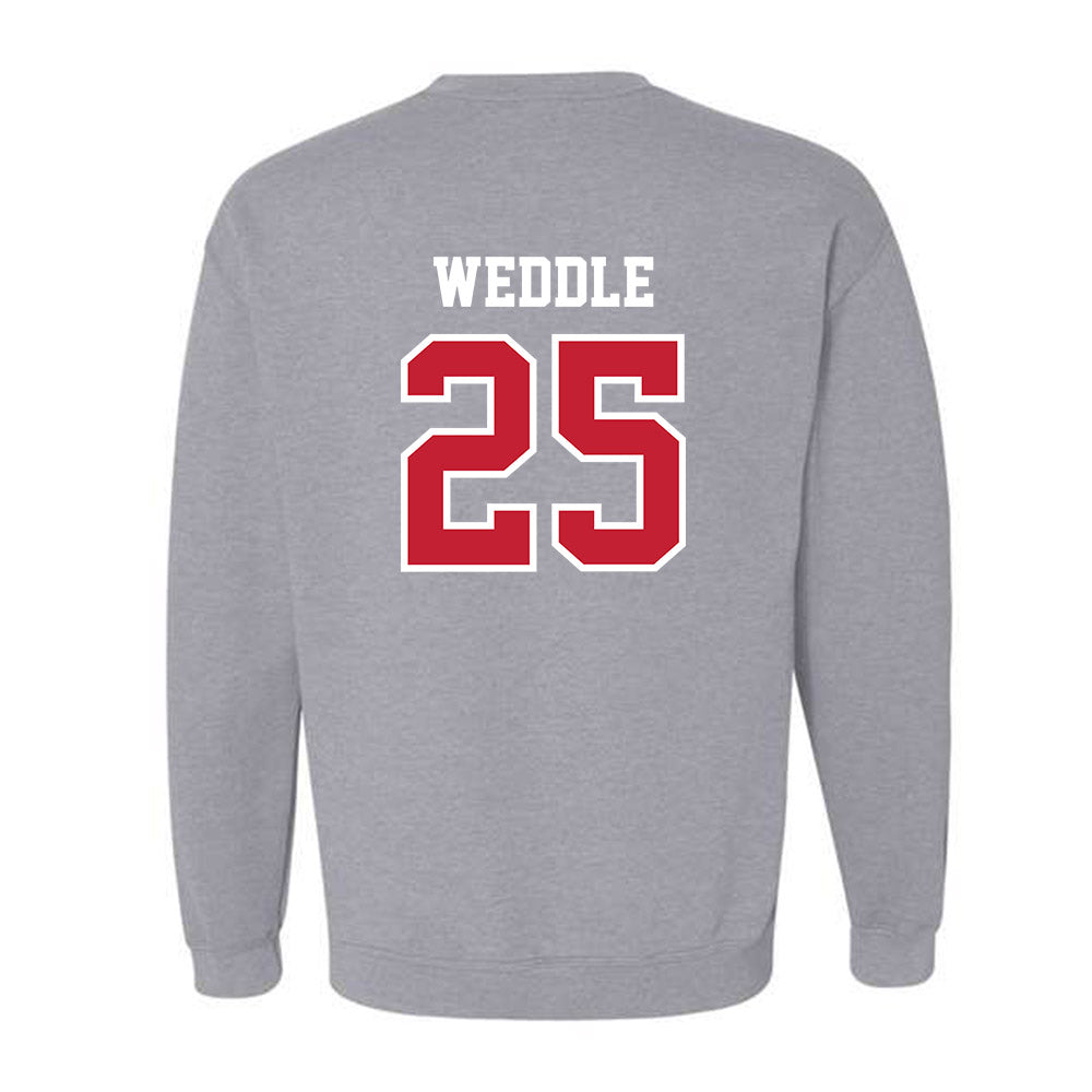 RSU - NCAA Baseball : Dylan Weddle - Crewneck Sweatshirt-1