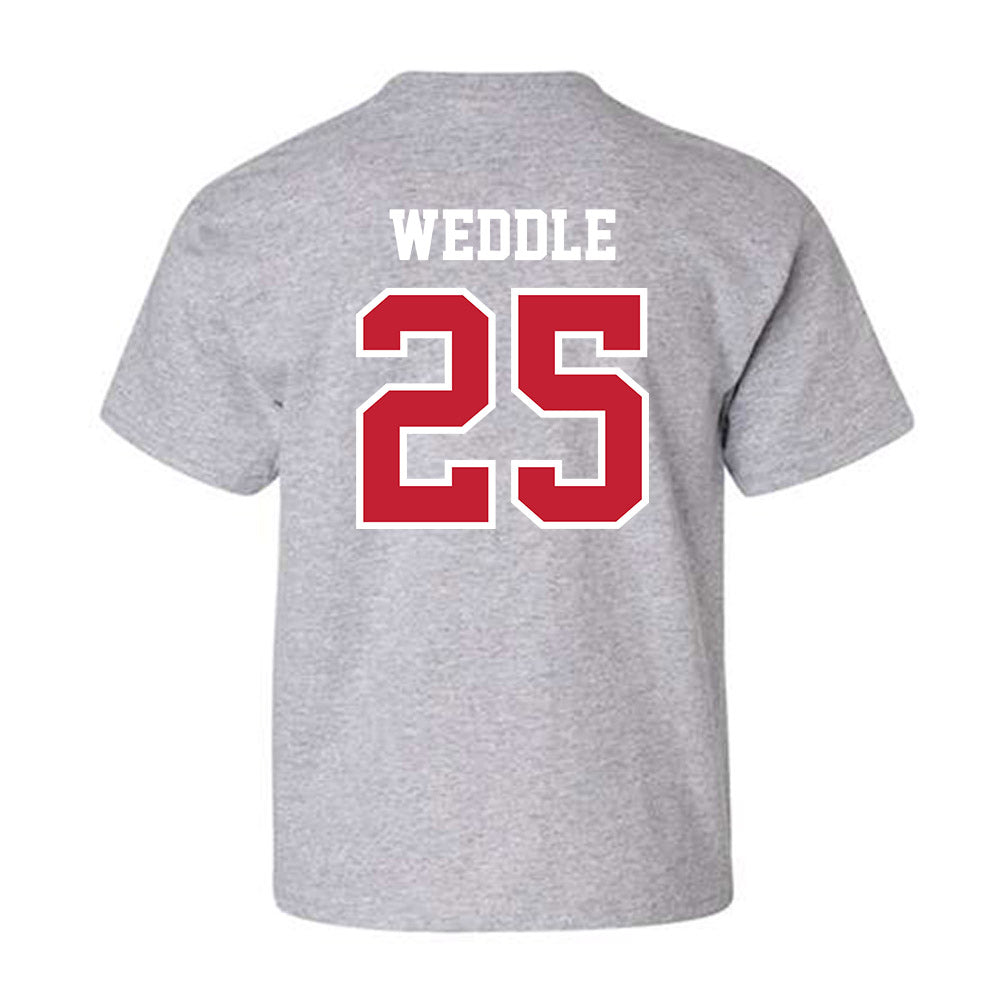 RSU - NCAA Baseball : Dylan Weddle - Youth T-Shirt-1