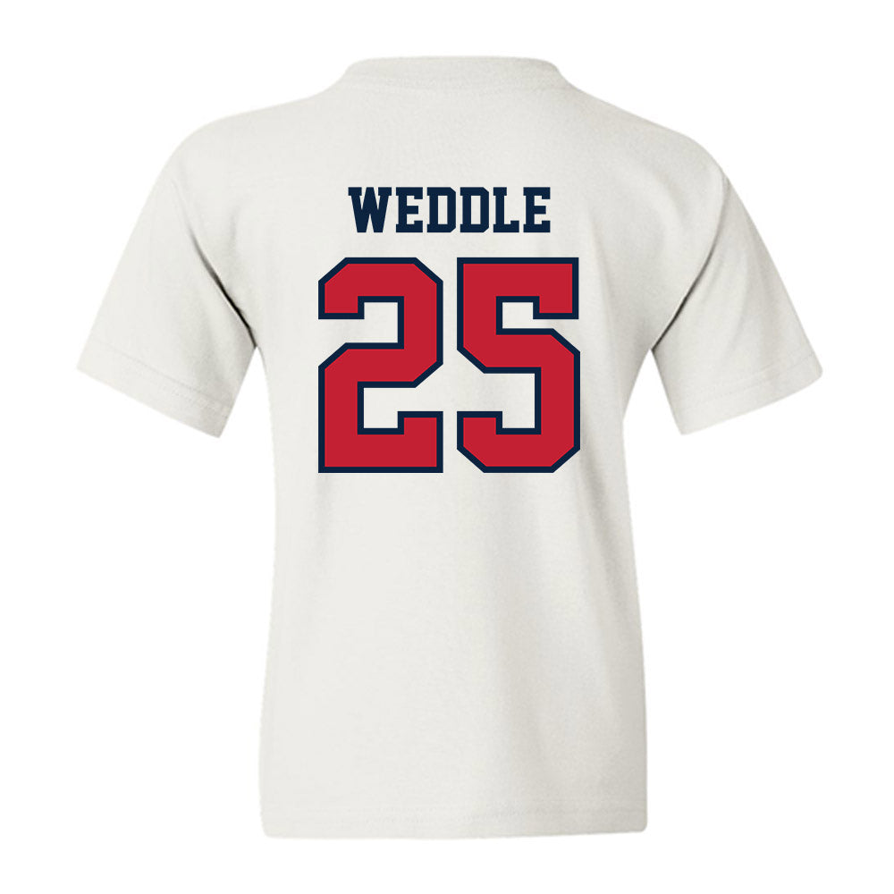 RSU - NCAA Baseball : Dylan Weddle - Youth T-Shirt-1