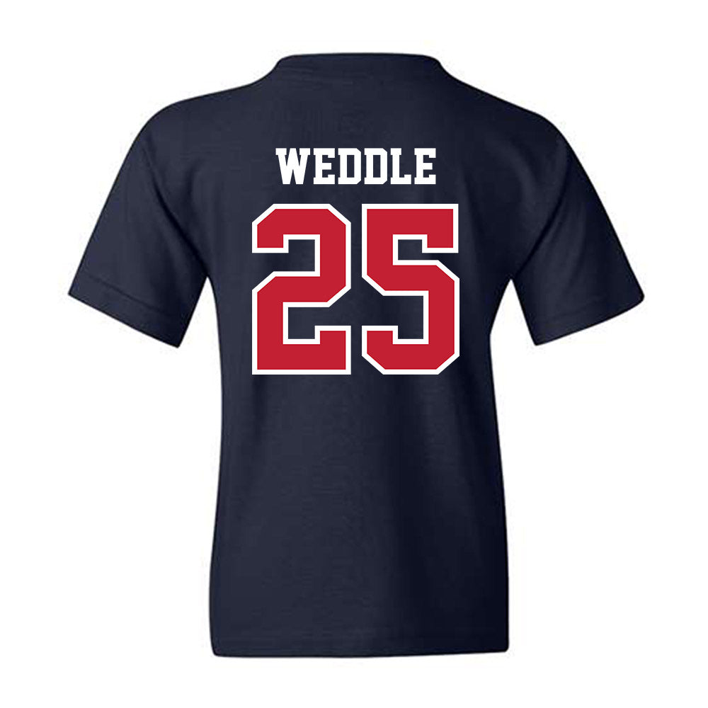 RSU - NCAA Baseball : Dylan Weddle - Classic Shersey Youth T-Shirt-1