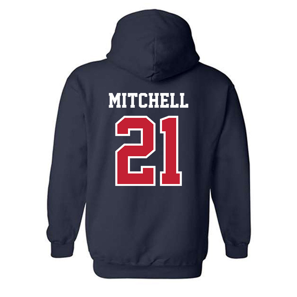 RSU - NCAA Baseball : Jake Mitchell - Classic Shersey Hooded Sweatshirt-1