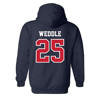 RSU - NCAA Baseball : Dylan Weddle - Classic Shersey Hooded Sweatshirt-1