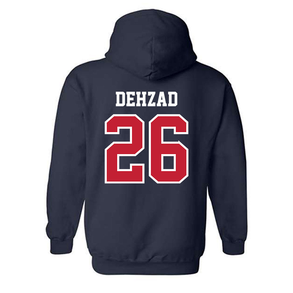 RSU - NCAA Baseball : Alex Dehzad - Classic Shersey Hooded Sweatshirt-1