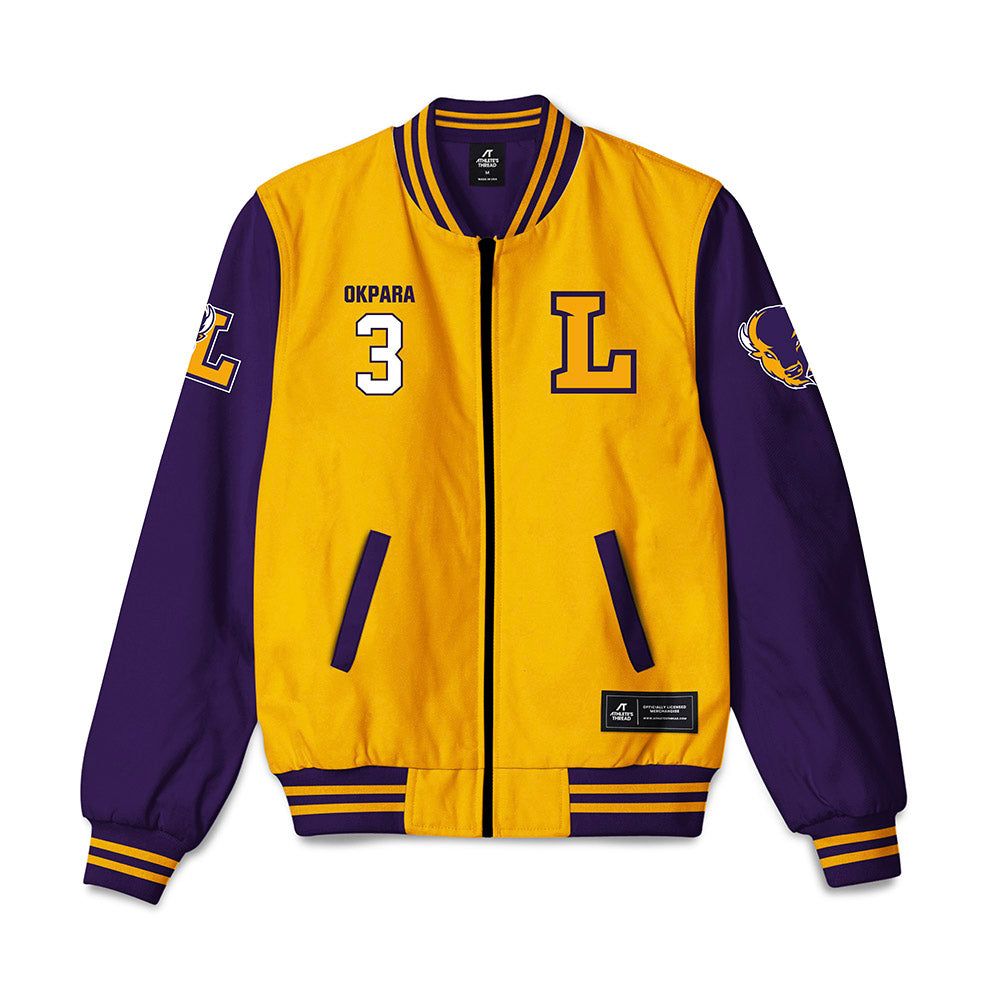 Lipscomb - NCAA Men's Basketball : Kennedy Okpara - Bomber Jacket-0