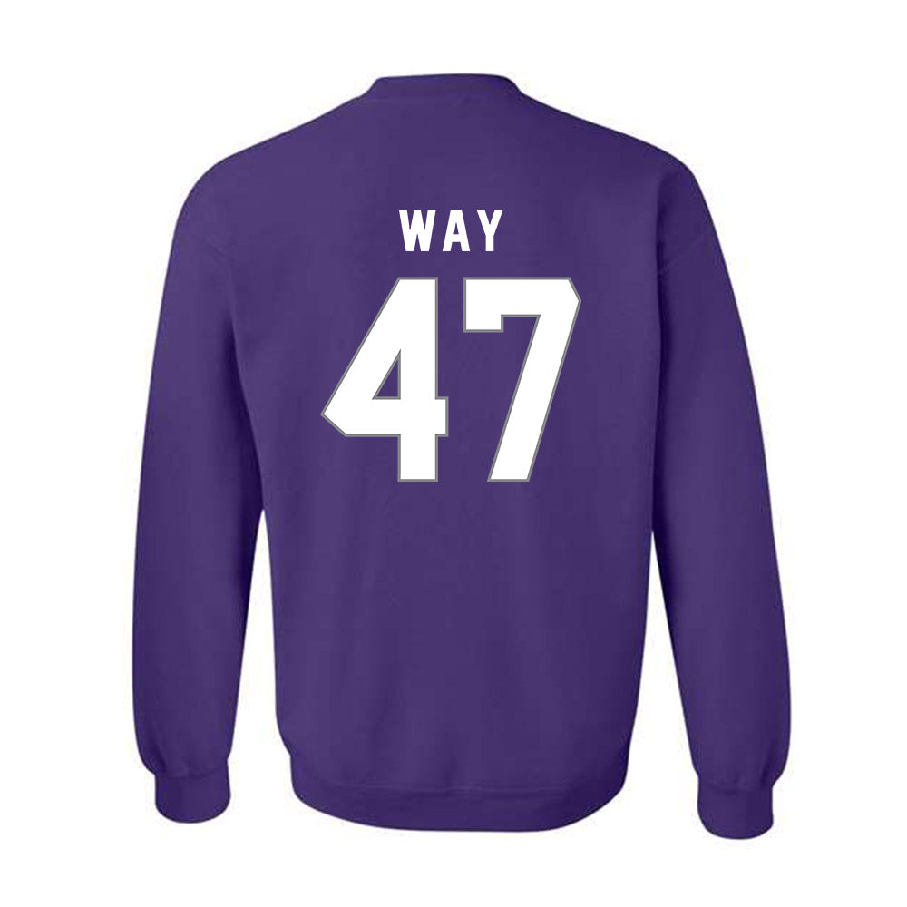 Weber - NCAA Football : Henry Way - Classic Shersey Crewneck Sweatshirt-1