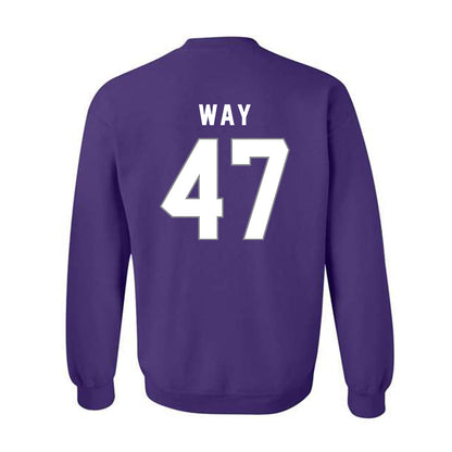 Weber - NCAA Football : Henry Way - Classic Shersey Crewneck Sweatshirt-1