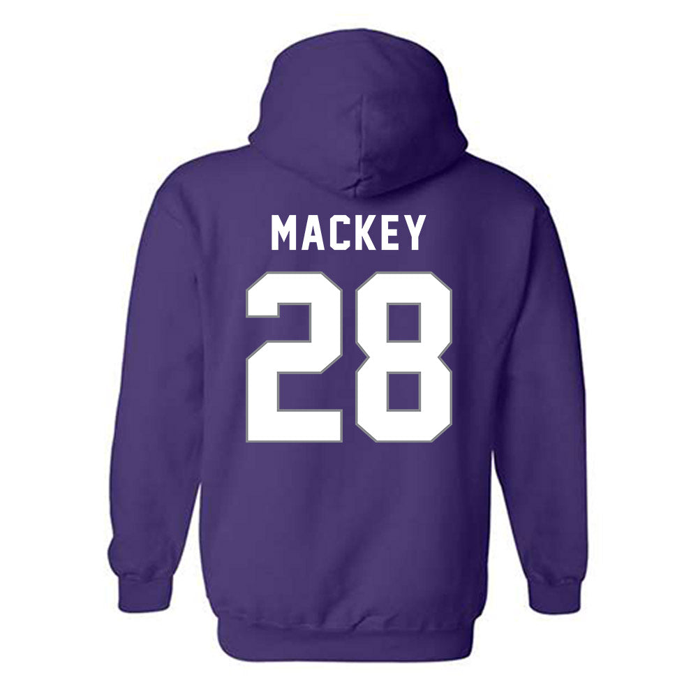 Weber - NCAA Football : Logan Mackey - Classic Shersey Hooded Sweatshirt-1