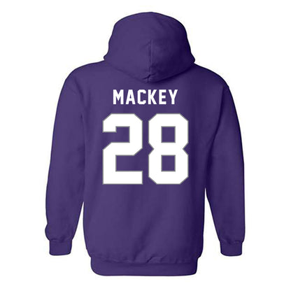 Weber - NCAA Football : Logan Mackey - Classic Shersey Hooded Sweatshirt-1