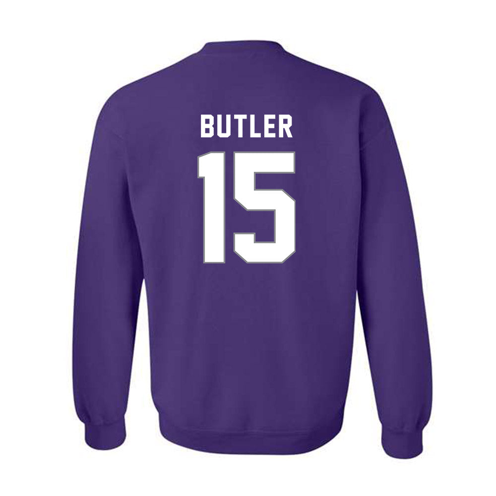 Weber - NCAA Football : Clarence Butler - Classic Shersey Crewneck Sweatshirt-1