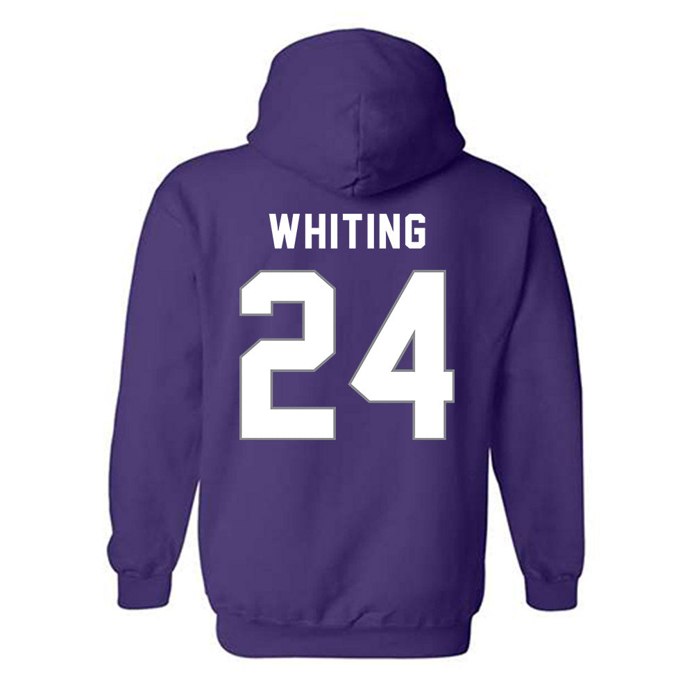 Weber - NCAA Men's Basketball : Jace Whiting - Classic Shersey Hooded Sweatshirt-1