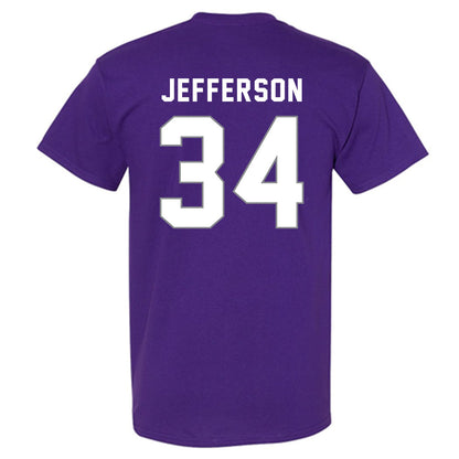 Weber - NCAA Football : Kaleb Jefferson - Classic Shersey T-Shirt-1