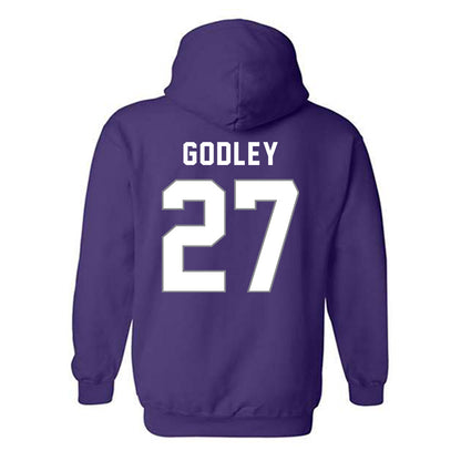 Weber - NCAA Football : Davion Godley - Classic Shersey Hooded Sweatshirt-1