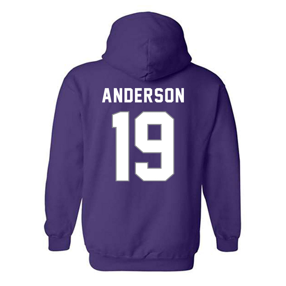 Weber - NCAA Women's Soccer : Oakley Anderson - Classic Shersey Hooded Sweatshirt-1