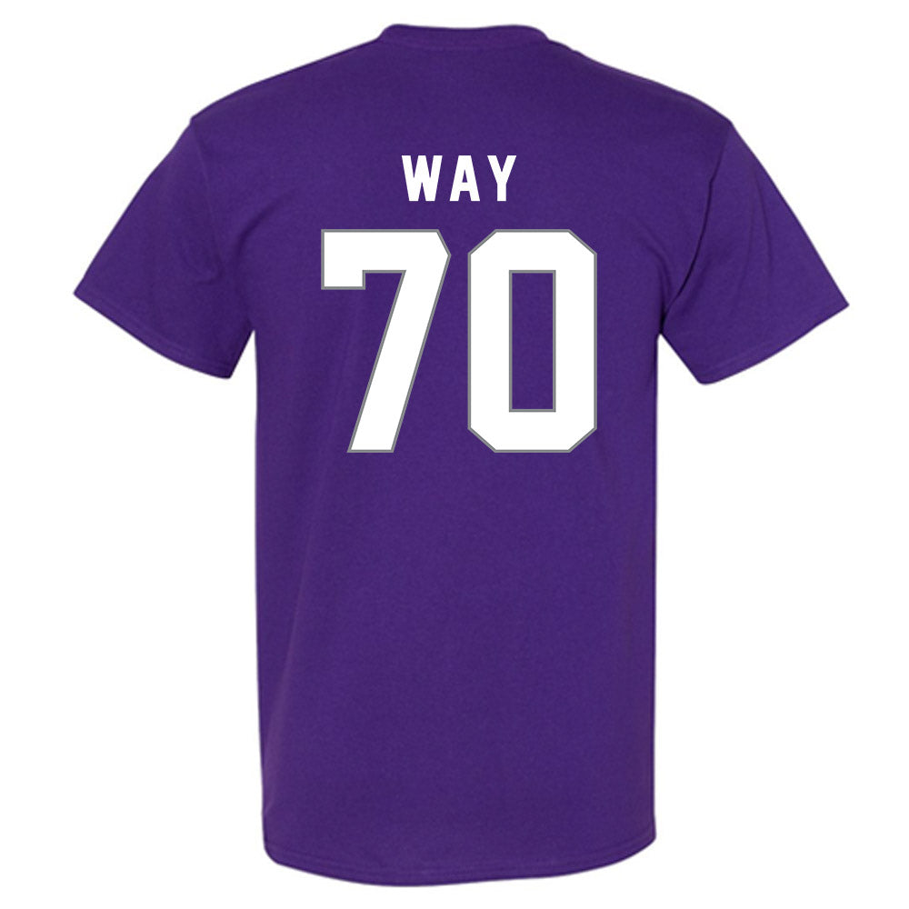 Weber - NCAA Football : Will Way - Classic Shersey T-Shirt-1