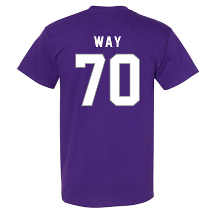 Weber - NCAA Football : Will Way - Classic Shersey T-Shirt-1