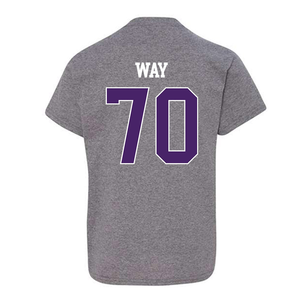 Weber - NCAA Football : Will Way - Classic Shersey Youth T-Shirt-1