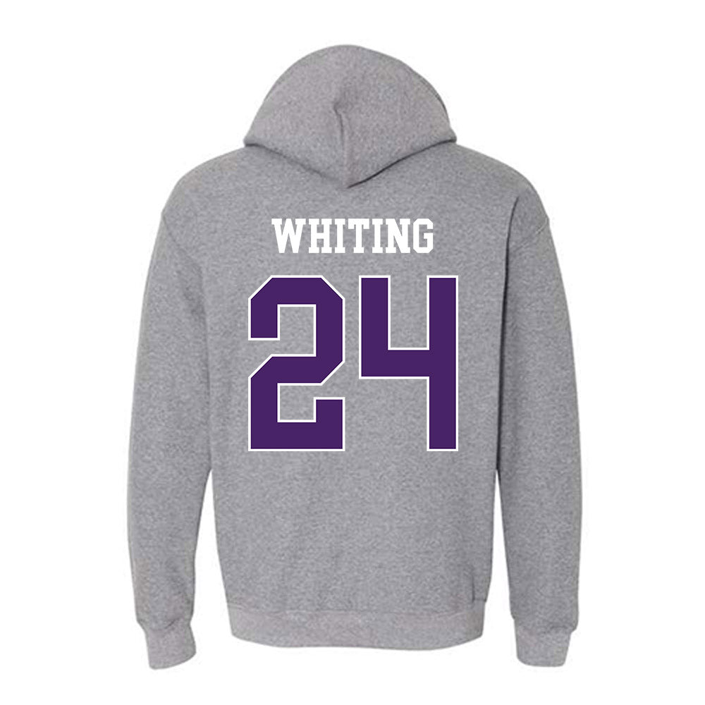 Weber - NCAA Men's Basketball : Jace Whiting - Classic Shersey Hooded Sweatshirt-1