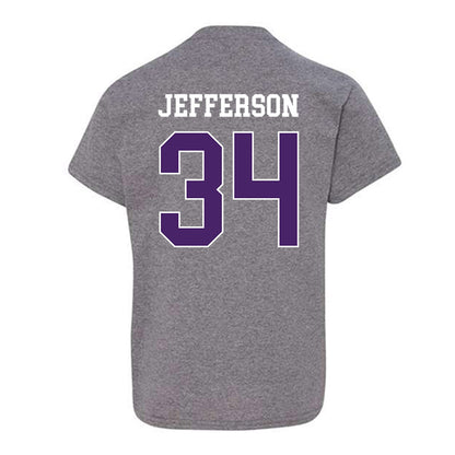 Weber - NCAA Football : Kaleb Jefferson - Classic Shersey Youth T-Shirt-1