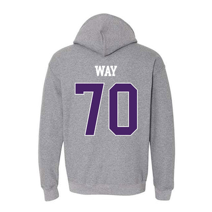 Weber - NCAA Football : Will Way - Classic Shersey Hooded Sweatshirt-1