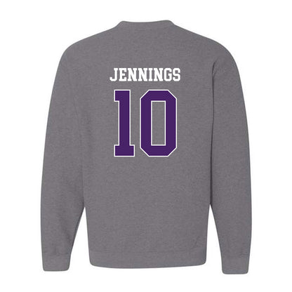 Weber - NCAA Football : Dijon Jennings - Classic Shersey Crewneck Sweatshirt-1